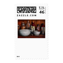 Pharmacist - Medicine for Coughing Postage Stamps