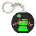 "Pharmacist"  Pestle & Mortar Design Gifts keychains