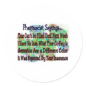 Pharmacist sayings "You Know You're Pharmacist IF" stickers