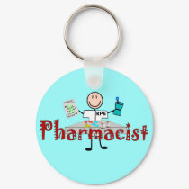 Pharmacist Stick Person--Gifts keychains