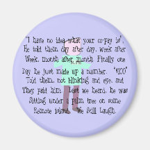 Pharmacist Story ARt "Pharmacists Revenge" Fridge Magnet