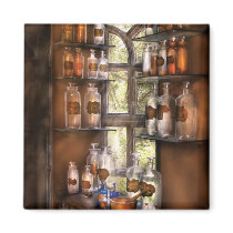 Pharmacist - Various Potions magnets by suburbanscenes Pharmacist - Various Potions magnets
