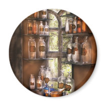 Pharmacist - Various Potions magnets by suburbanscenes Pharmacist - Various Potions magnets