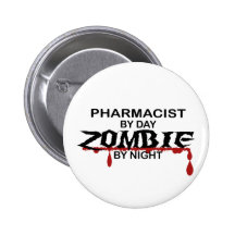 Pharmacist Zombie Pins