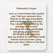 Pharmacist's Prayer Mousepad