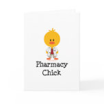 Pharmacy Chick Greeting Card