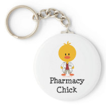 Pharmacy Chick Keychain