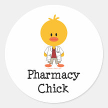 Pharmacy Chick Stickers