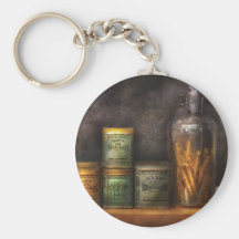 Pharmacy - Cough Drops & Kidney Pills Keychain