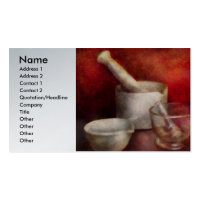 Pharmacy - Pestle - Endless variety Business Cards