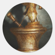 Pharmacy - Pestle - Proud Pharmacists Round Stickers