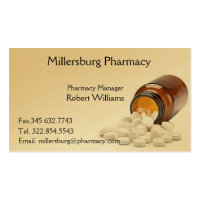 Pharmacy Pharmacist Business Card