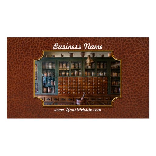 Pharmacy - Right behind the counter Business Card