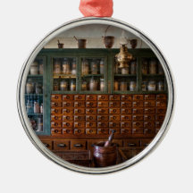 Pharmacy - Right behind the counter Ornaments
