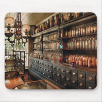 Pharmacy - So many drawers and bottles Mousepad