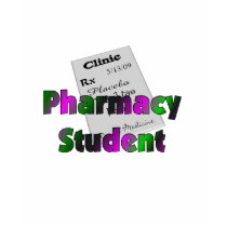 Pharmacy Student--Adorable Rx Graphics t-shirts