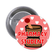 "PHARMACY STUDENT" Gifts Pinback Button