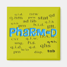 Pharmacy Student Pharm-D Gifts Magnets