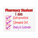 Pharmacy Student "Stressed, Exhausted" Gifts postcards by gailg1957 Pharmacy Student "Stressed, Exhausted" Gifts postcards