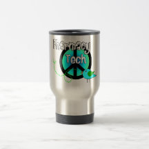 Pharmacy Tech Peace Sign Design Gifts Mug