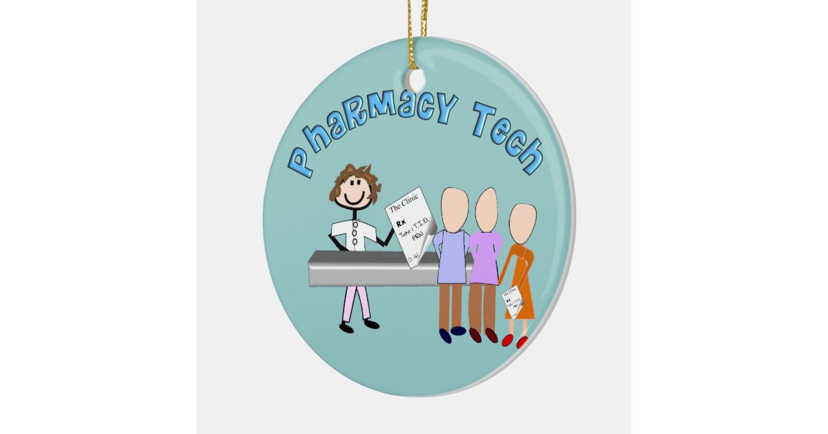 pharmacy tech prescription christmas ornament zazzle pharmacy tech prescription christmas ornament zazzle