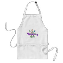 Pharmacy Tech Stick People Design Gifts Apron
