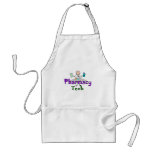 Pharmacy Tech Stick People Design Gifts aprons