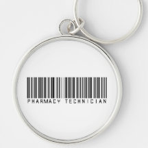 Pharmacy Technician Bar Code Key Chains