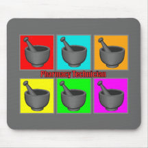 Pharmacy Technician Popart Gifts Mouse Pads