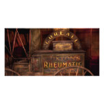 Pharmacy - The Rheumatic Cure wagon Custom Photo Card