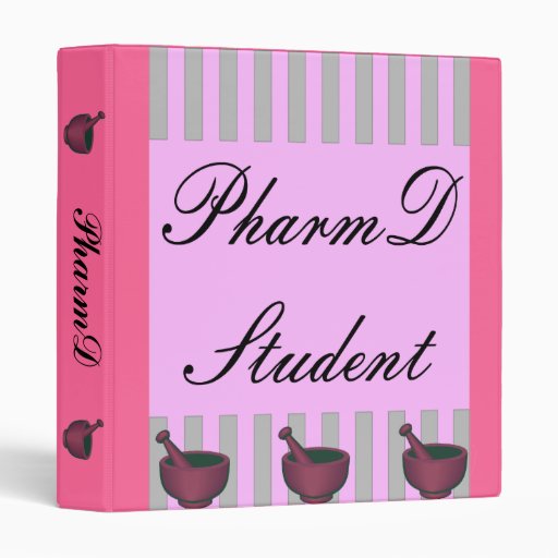 PharmD (Pharmacy Student) Binder Zazzle