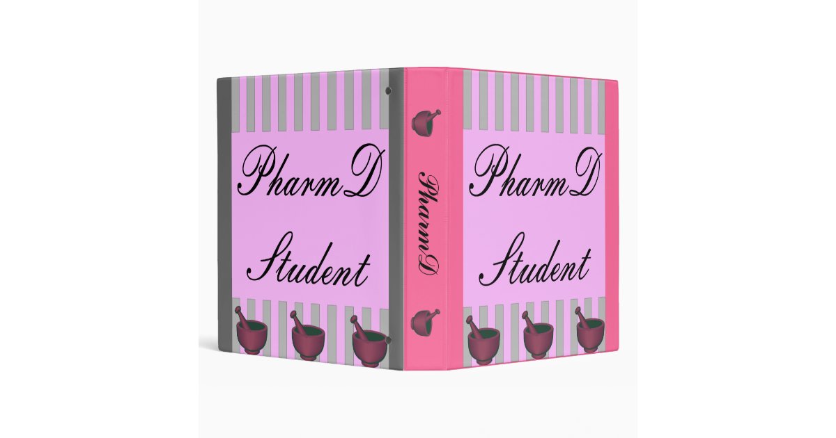 PharmD (Pharmacy Student) Binder Zazzle