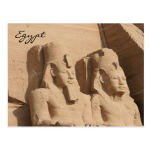 pharoah del simbel del abu postales