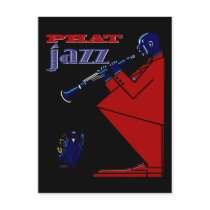 Phat Jazz Postcard