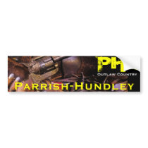 PHB Outlaw Country Bumper Sticker bumper stickers