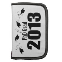 PhD Grad 2013 Caps And Diplomas (Black) Folio Planners