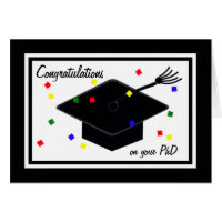 PhD Graduation Card