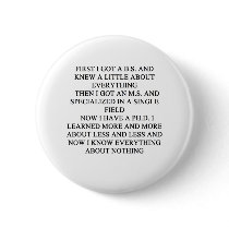 PHD joke Buttons