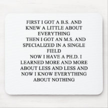 PHD joke Mouse Mat