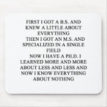 PHD joke Mouse Mat