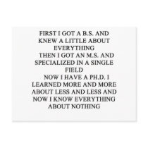 PHD joke Postcards