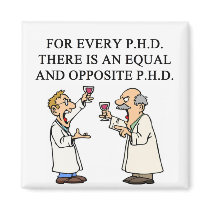 PHD proverb Refrigerator Magnets