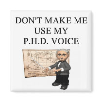 PHD voice Fridge Magnet