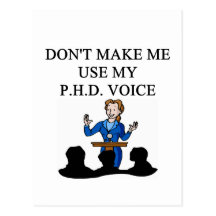 PHD voice Postcard