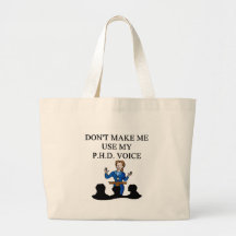 PHD voice Tote Bags