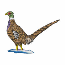 Pheasant embroidered shirts by ZazzleEmbroidery Pheasant embroidered shirts