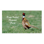 Pheasant farm business card business cards