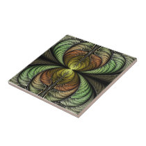Pheasant Plumage Ceramic Tile tiles