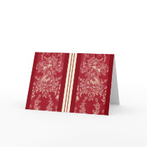 pheasant toile note card