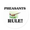 PHEASANTS Rule! stickers
